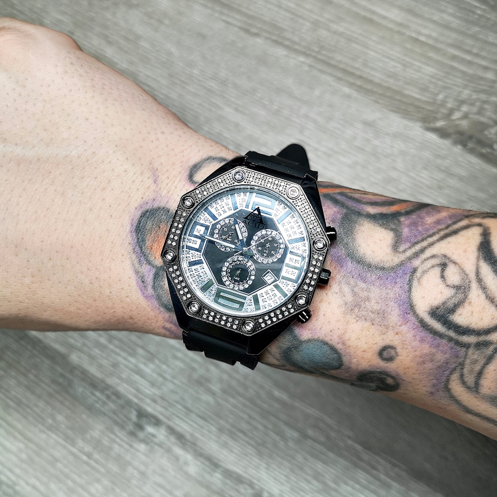 Acid diamond watch